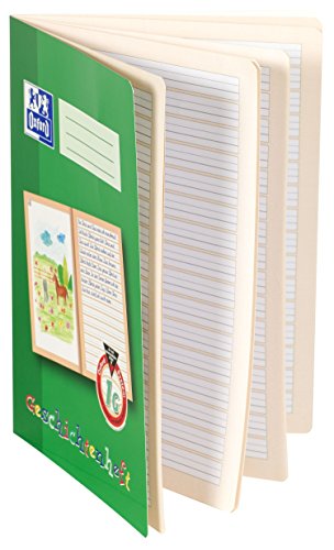 Oxford 100050091 - Cuaderno de caras, A4, alineación 1G, clase 2, sistema de aprendizaje, 16 hojas, 90 g/m2, color verde