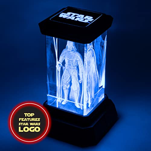 Paladone Luz Holográfica de Darth Vader, Lámpara Coleccionable de Star Wars