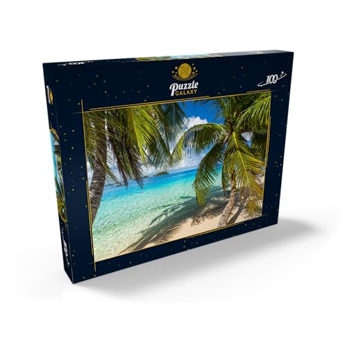 Palm Beach En Matira Point, Isla De Bora Bora, Polinesia Francesa, Mares del Sur - Premium 100 Piezas Puzzles - Colección Especial MyPuzzle de Puzzle Galaxy