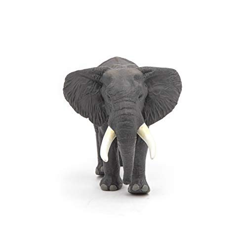 Papo Figura Elefante Africano 16,1X8,9X9,8CM, Multicolor (50192) Sparks, Color Gris-Blanco