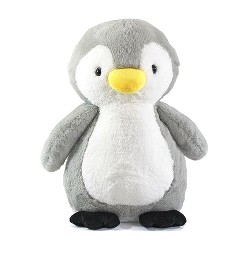 Peluche Pinguino Grande. Bonito Diseño con Tacto Muy Suave, Peluche Ecológico Relleno Material Reciclado, Pingüinos de Peluche Gigante Regalo para niños Peluches de Animales (40 CM.)