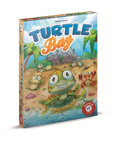 Piatnik- Turtle Bay | emocionantes Carreras de Tortugas | A Partir de 6 años | 2 – 4 Jugadores Mesa y Juego de Sociedad niños, Color Azul (6650)
