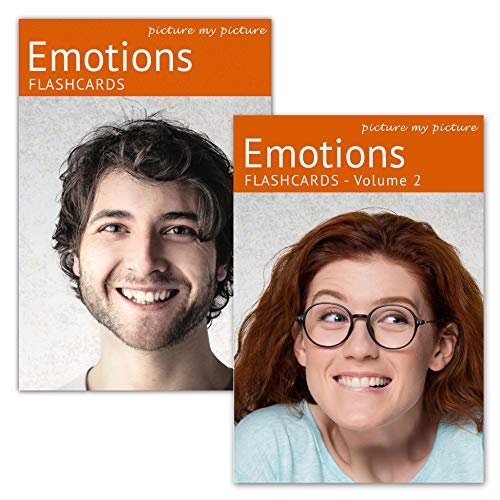 Picture My Picture Fichas de Sentimientos y Emociones Volumen 1 y 2. 80 Fichas Fotográficas para el Desarrollo del Lenguaje Emocional. Materiales para la Terapia del Lenguaje, Materiales ESL.