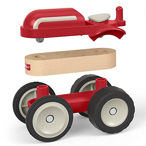 Piezas de repuesto para Fisher-Price Wonder Makers Design System - FXG14 ~ Build Around Town Starter Kit ~ Repuesto de tractor rojo