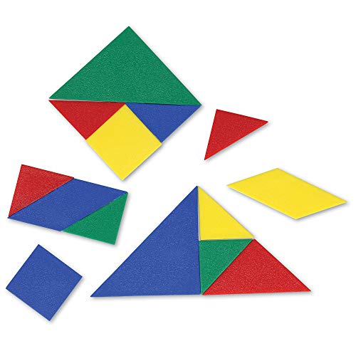 Piezas de tangram de cuatro colores de Learning Resources