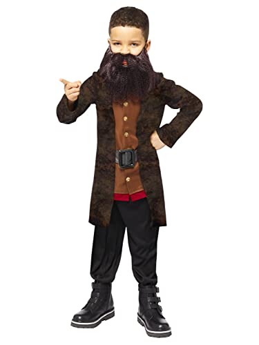 (PKT) (9912479) Disfraz de Hagrid para niños (6-8 años)