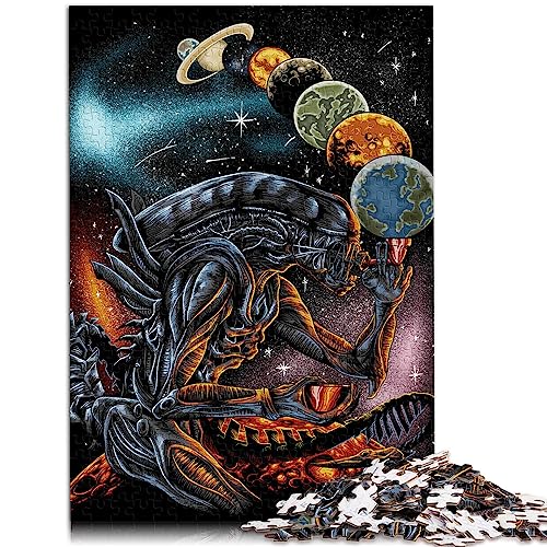 Planet Monster Puzzle para adultos, 1000 piezas, rompecabezas de cartón, juego educativo, 26,9 x 37,9 cm
