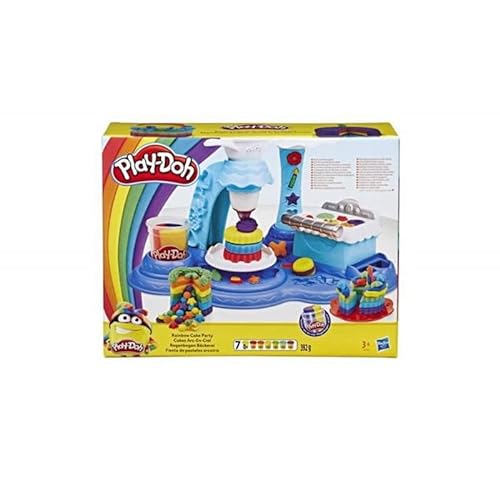 Play-Doh Rainbow Cake Party, Multicolor (Hasbro E5401)