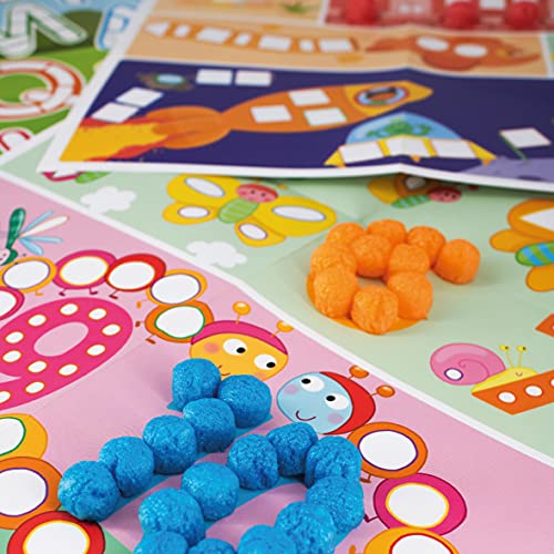 PlayMais - Fun to Learn 3 en 1 – para niños a partir de 3 años I Juguete de motricidad con más de 1000 unidades, plantillas e instrucciones I Juguete