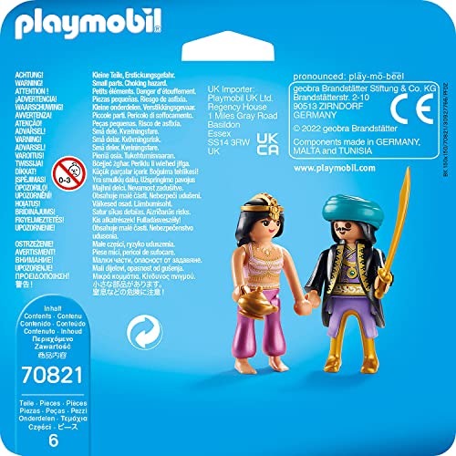 Playmobil 70821 Indian Royal Couple, Multicoloured, One Size