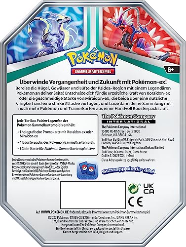 Pokémon Caja de hojalata, Color miraidon, 0 (210-45541)
