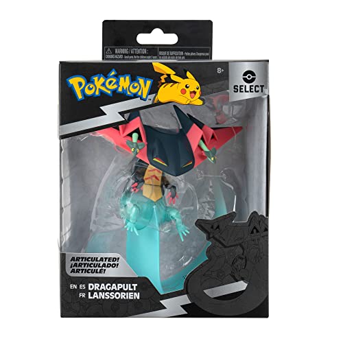 Pokémon PKW2746-15 cm Select Figure Catapultra, Figura Oficial en Movimiento