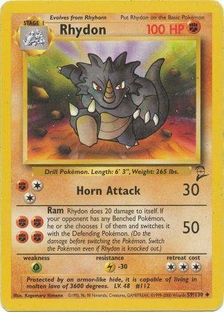 Pokemon - Rhydon (59) - Juego base 2