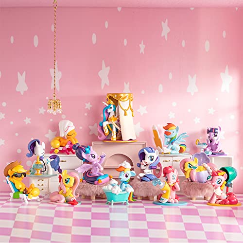 POP MART My Little Pony Pretty Me Up Series-1PC Figura Aleatoria Figura de Acción Popular Figura Coleccionable y Adorable Juguete Artístico Regalo Creativo