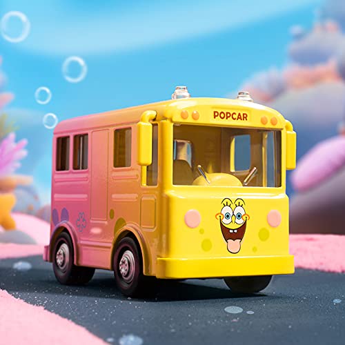 POP MART Spongebob Sightseeing Car Series-1PC Figura Aleatoria Figura de Acción Popular Figura Coleccionable y Adorable Juguete Artístico Regalo Creativo