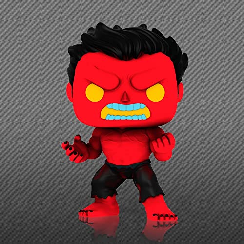Popsplanet Funko Pop! Marvel – Red Hulk (Glow in The Dark) (Chase) Exclusive to Special Edition And GITD And Chase #854