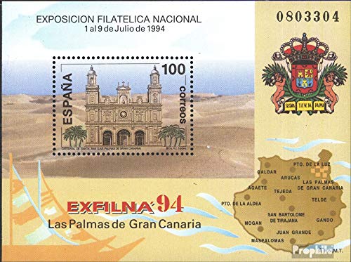 Prophila Collection España Bloque 55 (Completa.edición.) 1994 Gran Canaria (Sellos para los coleccionistas)