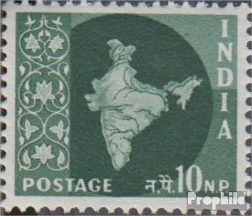 Prophila Collection India 265 1957 Mapa (Sellos para los coleccionistas) Banderas/Escudos/Mapas