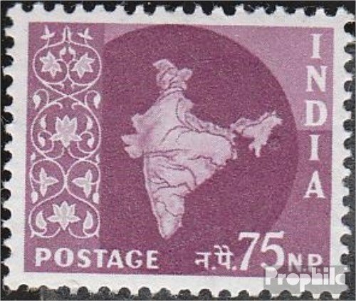Prophila Collection India 298 1958 Mapa (Sellos para los coleccionistas) Banderas/Escudos/Mapas