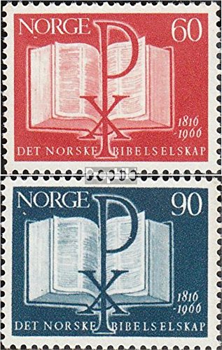 Prophila Collection Noruega 541-542 (Completa.edición.) 1966 Noruega Sociedad Bíblica (Sellos para los coleccionistas) Cristianismo
