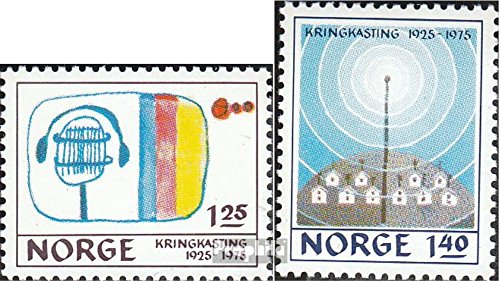 Prophila Collection Noruega 712-713 (Completa.edición.) 1975 radiodifusión en Noruega (Sellos para los coleccionistas)