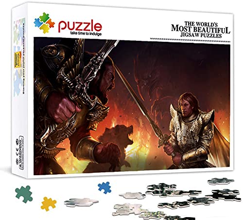 Puzzle 2000 Piezas para Adultos, Puzzle Heroes of Might and Magic, Rompecabezas de Niños Adolescente Rompecabezas Desafiantes Y Difíciles para Adultos Y Adolescentes. 100X70cm