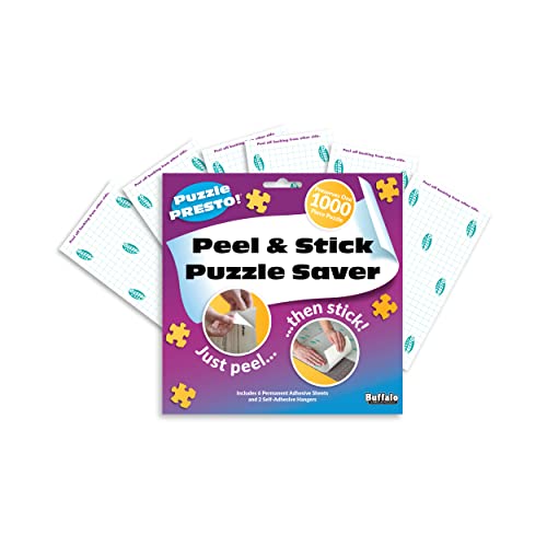 Puzzle Presto Peel and Stick Puzzle Saver, 6 Sheets by Buffalo Games