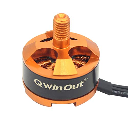 Qwinout 1806 2400KV CW CCW Motor sin escobillas para DIY 2-3S FPV Racing Drone 250 Mini Drone Multi-Rotor CC3D 260 330 RC Quadcopter (2 piezas CW)