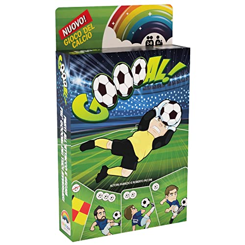 Rainbow Games - Goooal! - Juego de fútbol - Juego de mesa para la familia - Niños a partir de 6 años - Juego de cartas portátil