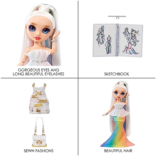 Rainbow High Muñeca Fantastic Fashion - Amaya Raine - Muñeca de Moda Arcoiris de 28cm y Set de Juegos con 2 Conjuntos y Accesorios de Moda - para niños y niñas de 4 a 12 años