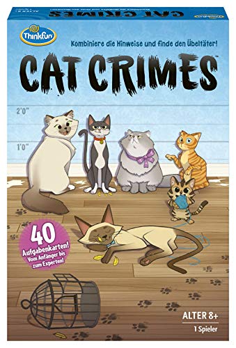 Ravensburger Cat Crimes(TM) ThinkFun: Kombiniere die Hinweise und finde den Übeltäter!