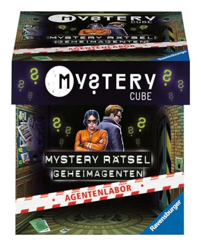 Ravensburger Mystery Cube-El Laboratorio de Agentes-acertijos para entusiastas de la Salida a Partir de 10 años, Color Blanco, Medium (20227)