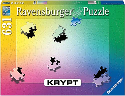 Ravensburger Puzzle, Krypt Puzzle, Gradient, 631 Piezas, Espiral, Puzzle Adultos, Rompecabeza Adultos de Calidad