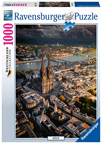 Ravensburger Puzzle, Puzzle 1000 Piezas, Catedral de Colonia, Puzzles para Adultos, Puzzles Paisajes, Rompecabezas Ravensburger