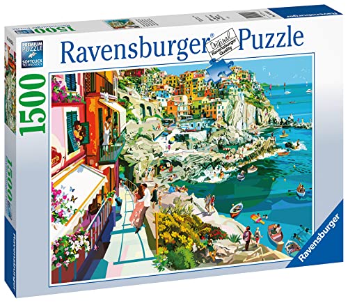 Ravensburger Puzzle, Romance en las Cinque Terre, 1500 Piezas, Puzzle Adultos, 16953 5