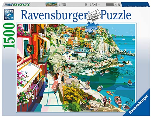 Ravensburger Puzzle, Romance en las Cinque Terre, 1500 Piezas, Puzzle Adultos, 16953 5