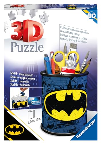 Ravesburger 3D Puzzle, Portalàpices Batman, 54 Piezas, Edad Recomendada 6+, 11275 3