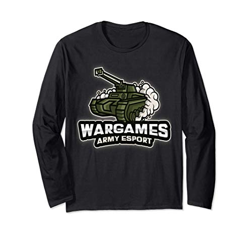 Regalo de jugador de video de WarGames Army Esports Manga Larga