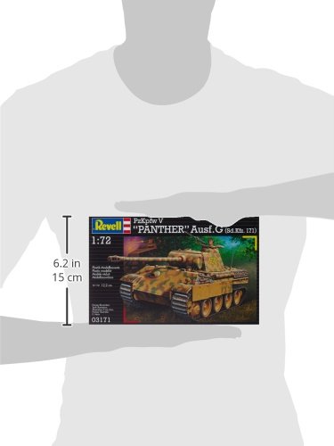 Revell- PzKpfw V Panther Ausf.G (SD.Kfz. 171) Maqueta Kit de Construcción, Escala 1:72, Multicolor (03171)