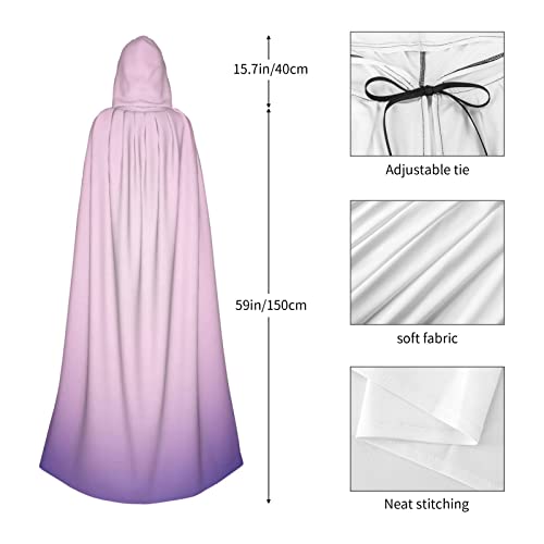 RFSHOP Capa con capucha unisex para adultos, capa con capucha para Halloween, capa de bruja vampiro, disfraz histórico