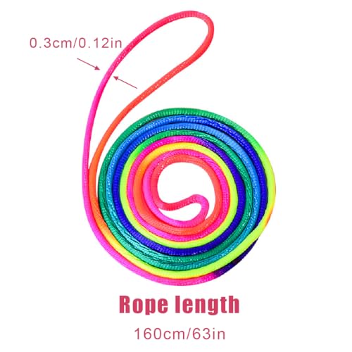 RGZD Cordón Arcoíris,2 Piezas Niños Macrame Cordón del Juego,Cuerda de Cuerda arcoíris,Juego de Dedos Cuerda,Juego de Cuerda de Dedo,Rainbow Rope,Longitud 78cm