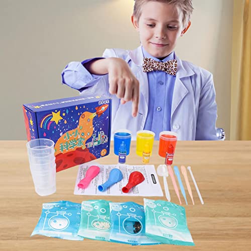 Richolyn Experimentos científicos - Impresionante química | Kit Ciencia con más 80 experimentos, Herramientas científicas Aprendizaje Educativo DIY para niños, niñas, niños
