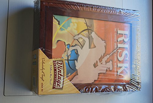 Risk ~ Parker Brothers Vintage Game Collection Wooden Book Box by Hasbro