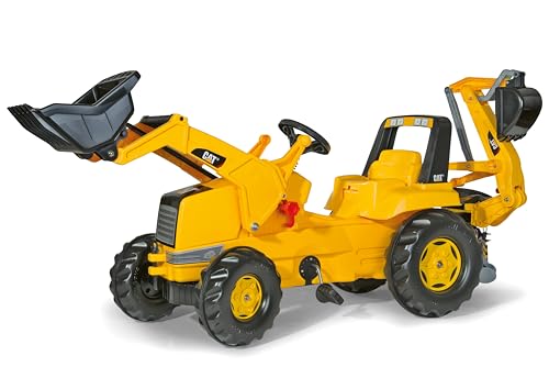 Rolly- Caterpillar, Color, Tractor Cat con Bulldozer Y ESCABADORA (Dicoal 813001)