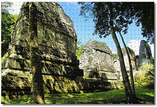 Rompecabezas de Tikal de Guatemala para Adultos, niños, 1000 Piezas, Juego de Rompecabezas de Madera para Regalos, decoración del hogar, Recuerdos Especiales de Viaje