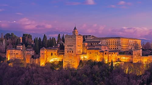 Rompecabezas para Adultos 1000 Alhambra De Granada Provincia De Andalucía España 75 * 50Cm