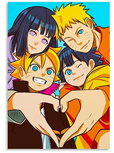 RUIYANMQ Rompecabezas 1000 Piezas Anime Naruto Hyuuga Hinata una Familia Cartel de Madera Juguetes para niños Juego de descompresión Vq582Zw