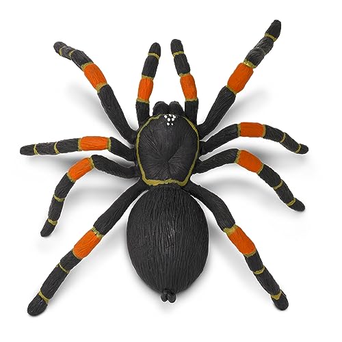 Safari Ltd. Incredible Creatures Tarántula de rodillas naranjas Figura de juguete para niños y niñas - A partir de 3 años