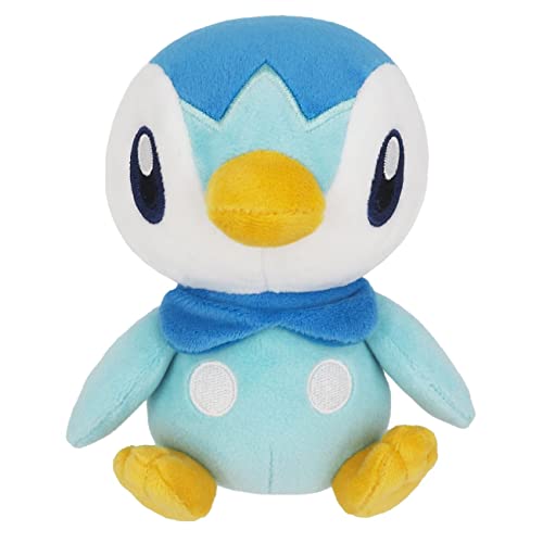 Sanei Pokemon All Star Collection PP89 Piplup 6" Stuffed Plush
