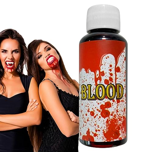 Sangre falsa para Halloween | sangre artificial Cosplay Sangre falsa realista | torneado para casas embrujadas, juego rol Renywosi